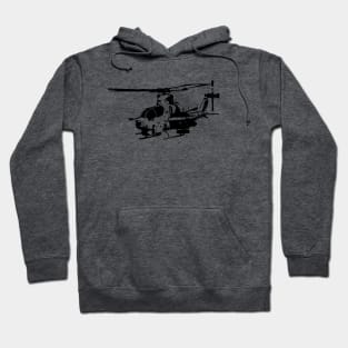 AH-1 Viper Helicopter Hoodie